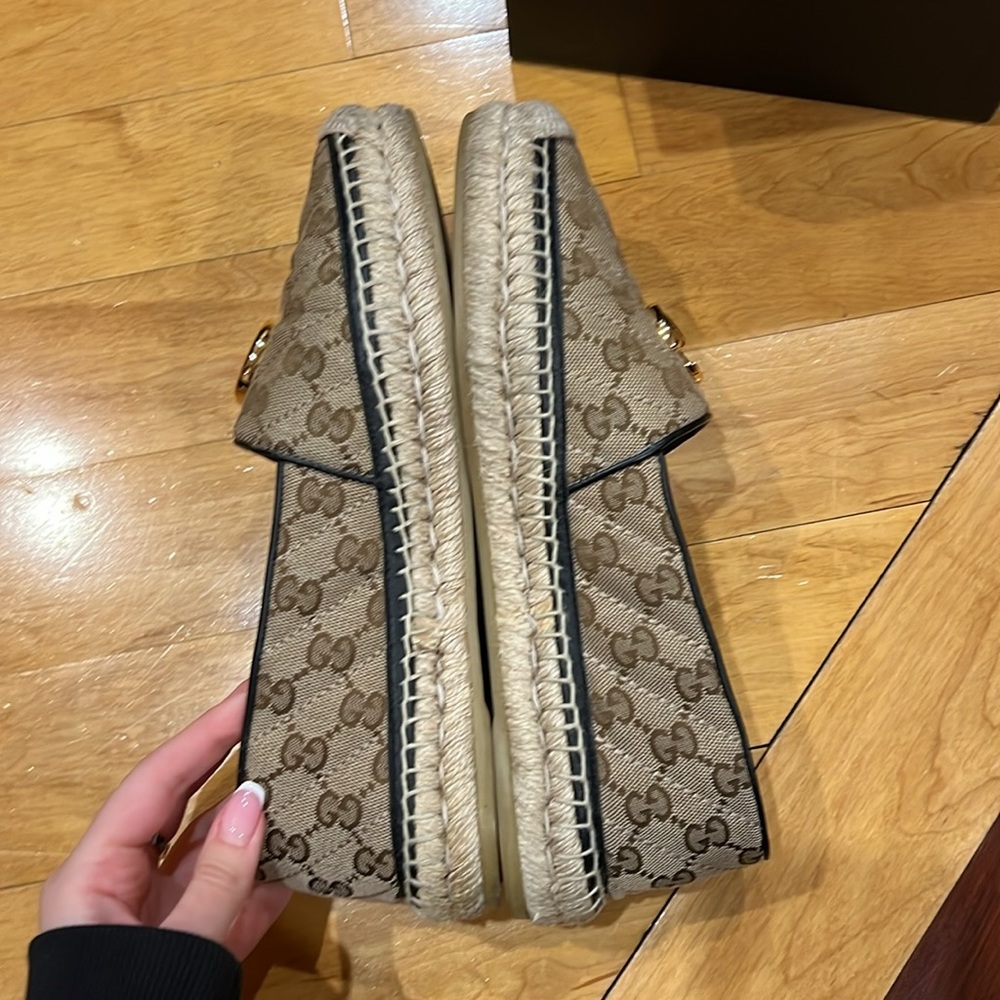 Gucci women’s espadrille GG matelasse canvas - Picture 5 of 8